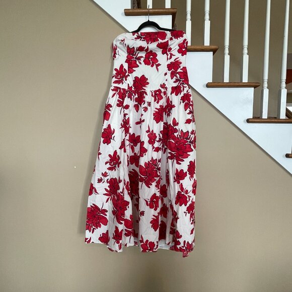 Abercrombie & Fitch Strapless Drop-Waist Maxi Dress strapless maxi dress sz XL - Picture 2 of 5